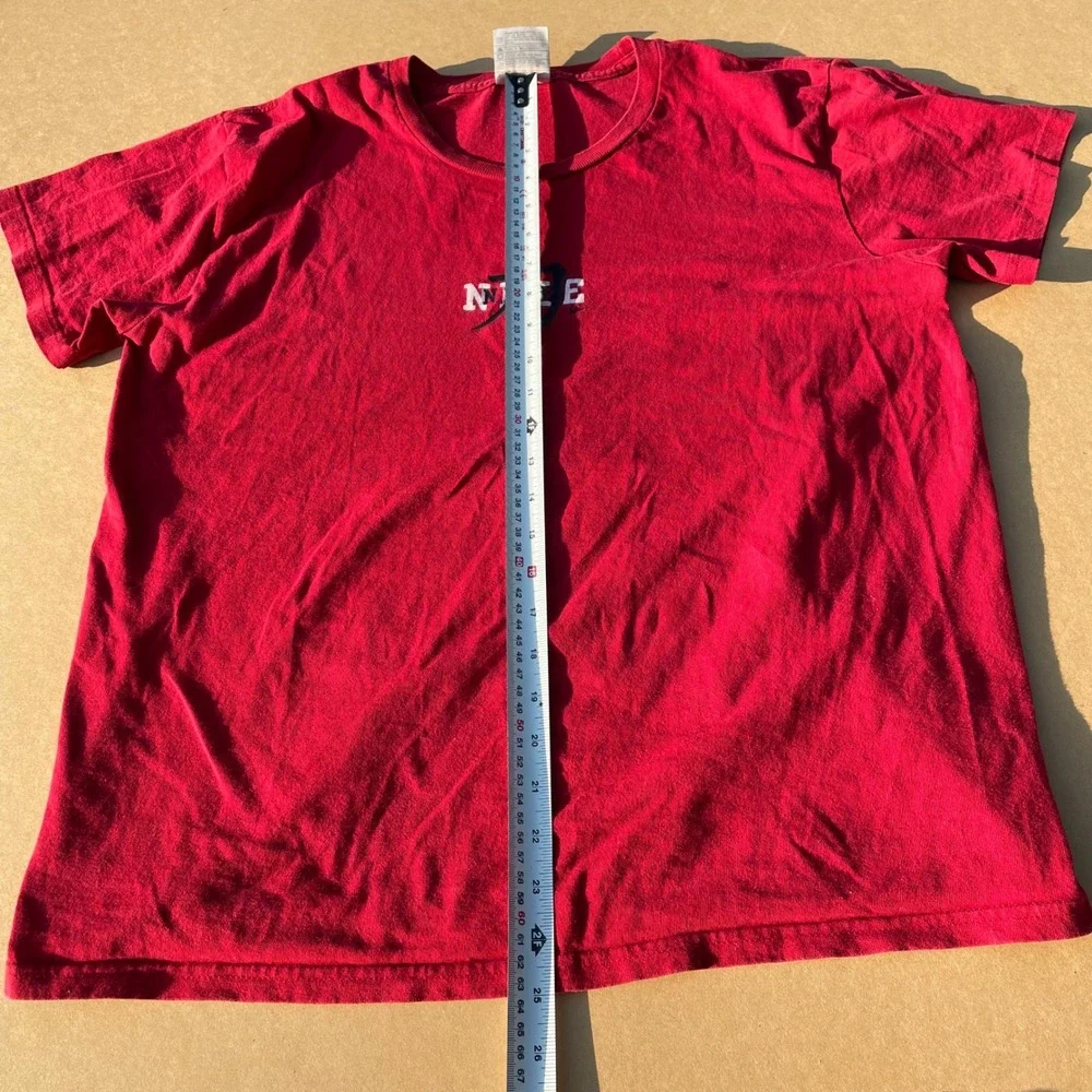NOT FOR SALE Nike T-Shirt Mens XL Red Pre-owned Good Kanji Graphic Logo Tee